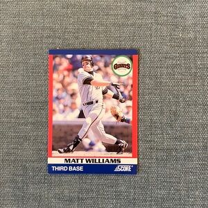 1991 Score Baseball Card Trading Card